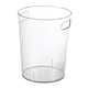 thumbnail image 3 of Cubo De Basura Transparente Cubo De Basura Hogar Sala De Ni?os Organizador Caja Cubo De Hielo 27x21.5cm, 3 of 5