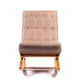 thumbnail image 3 of Silla Mecedora Sin Apoya Brazo Lino Tabaco, 3 of 3