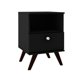 thumbnail image 1 of Velador 1 Cajón Retro Negro, 1 of 3