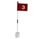 thumbnail image 2 of Golf Putting Green Bandera y Copa de Agujero Mástiles de Bandera de Golf Banderas de Golf Bandera de Golf Juego de Tazas de Agujero para Guía de Aline Numero 3, 2 of 5