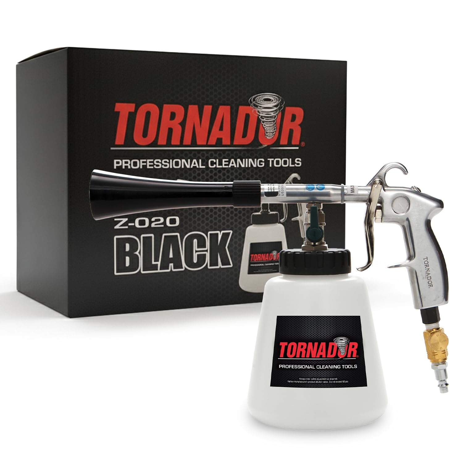 Herramienta Para Decoración De Automóviles Tornador Black Z-020 Con Depósito De 946 Ml