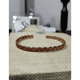 thumbnail image 2 of Pulsera de cobre puro trenzada terapéutica artesanal ajusta, 2 of 3