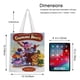 thumbnail image 5 of Adventures of the Gummi Bears Bolso de tela con estampado de lienzo para mujer, bolsa de compras reutilizable y estética, con cremallera interior, regalo para mujer,38*45cm., 5 of 6