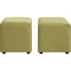 thumbnail image 1 of Set Pouf Cali 1c Felpa 30 Pistacho, 1 of 5