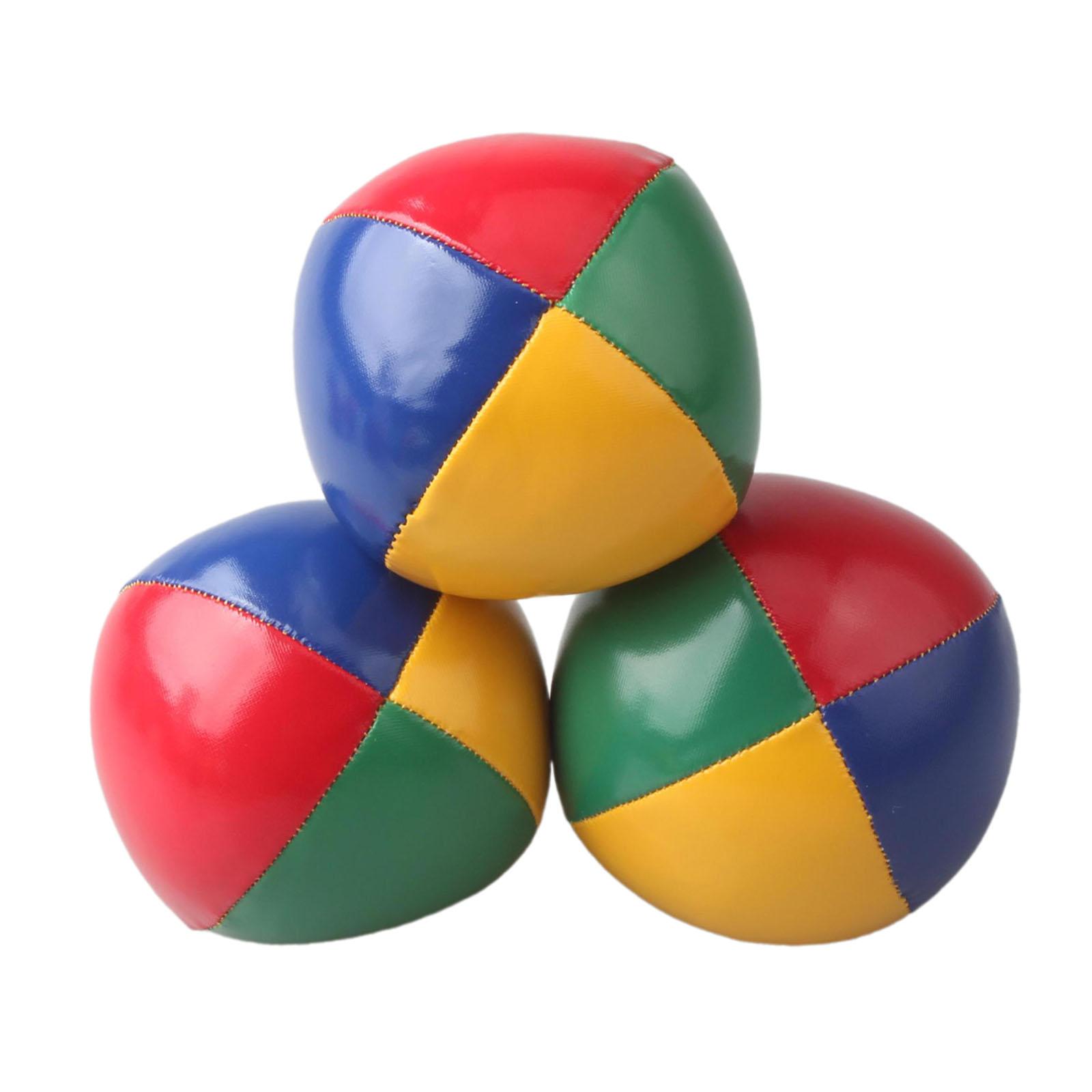 Magideal - Juego De 3 Pelotas De Malabarismo Para Lanzar Juguetes De Entrenamiento Profesional Con Bolsa De Almacenamiento Para Cestas De Pascua Para Niños Y Niñ Arcoíris