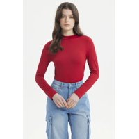 Fashionspark - Polera Mujer Ajustado Rojo - Lv