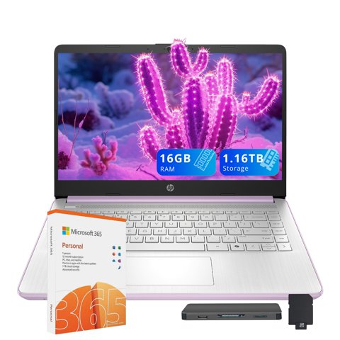 Portátil Hp Stream 14"" 16 Gb Ram 1,16 Tb Windows 11 S