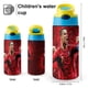 thumbnail image 2 of Cristiano Ronaldo-theme One-Touch Pop Top Water Bottle Stainless Steel Leak-Proof Sports Children's Bottle blue 12oz, 2 of 6