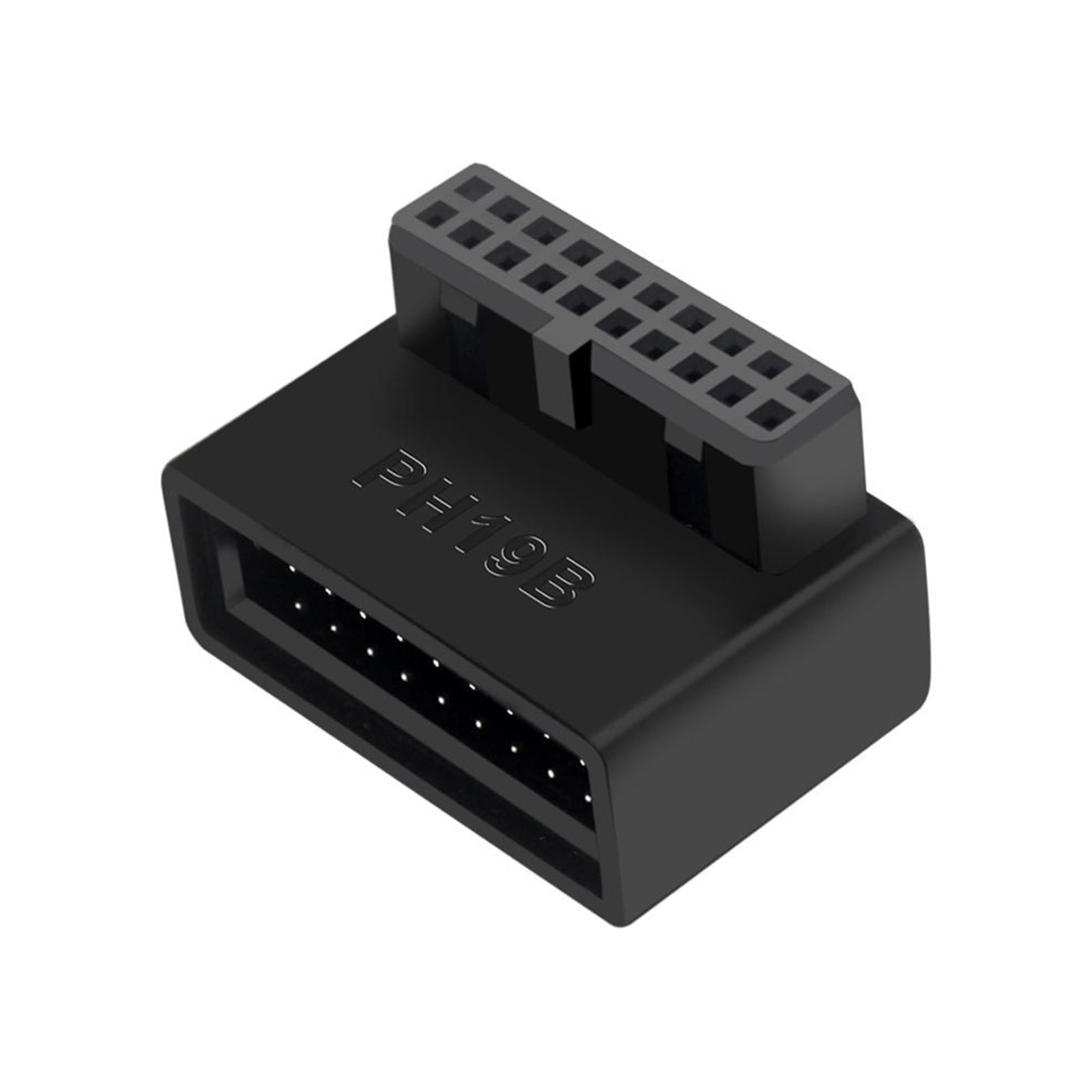 Magideal - Multipropósito Usb 3 0 19 20 Pin Extensión A Extensor De Placa Base Conector Usb3 0 Adaptador Convertidor Para Notebook Suministros Para A