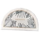 thumbnail image 1 of Alfombra De Piso Decoración De Interior Suave Amplias Aplicaciones Anchas Para Cocina Puerta De Dormitorio Ducha Semi-círculo, 1 of 5