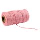 thumbnail image 4 of Cuerda De Algodón Retorcida Bolso Suave Cuerda Rebordear Cuerda Trenzada Artesanía Rosa, 4 of 5