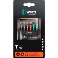 Wera - Set 6 Puntas Largas 50 Mm Impacto Mixtas (Ph / Pz / Tx)