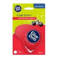 Dispensador Glue Dots Craft Dots Dot Dot N' Go De Doble Cara, 200 Puntos