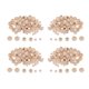 thumbnail image 2 of 880 PAQUETE TAMA?O MEDICAMENTE MADERA NATURAL DE MADERA DE MADERA AJUSTE AGUJERO PODER SOBRE SPACER BEADS, 2 of 5