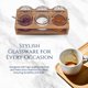 thumbnail image 5 of Juego de tarros de vidrio Badash Crystal de 10 piezas con tapas, cucharas y soporte, 5 of 7