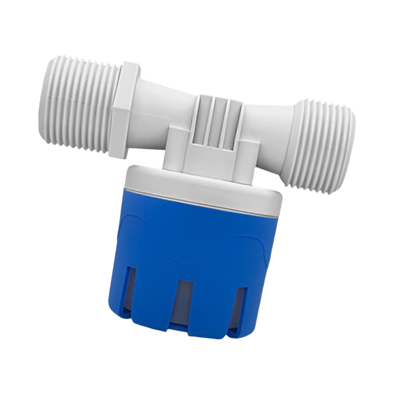 Magideal - Válvula De Flotador Automático Válvula De Agua Salida De Agua Grande Material Duradero Rosca Macho Control De Nivel De Agua Para Tanque De Agua Piezas Dn25 Entrada Lateral A