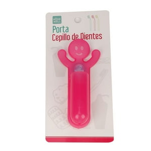 Homewell - Porta Cepillo De Dientes Chupón Adherente Fucsia