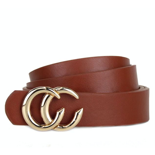 Carven - Cinturón Amadora Brown