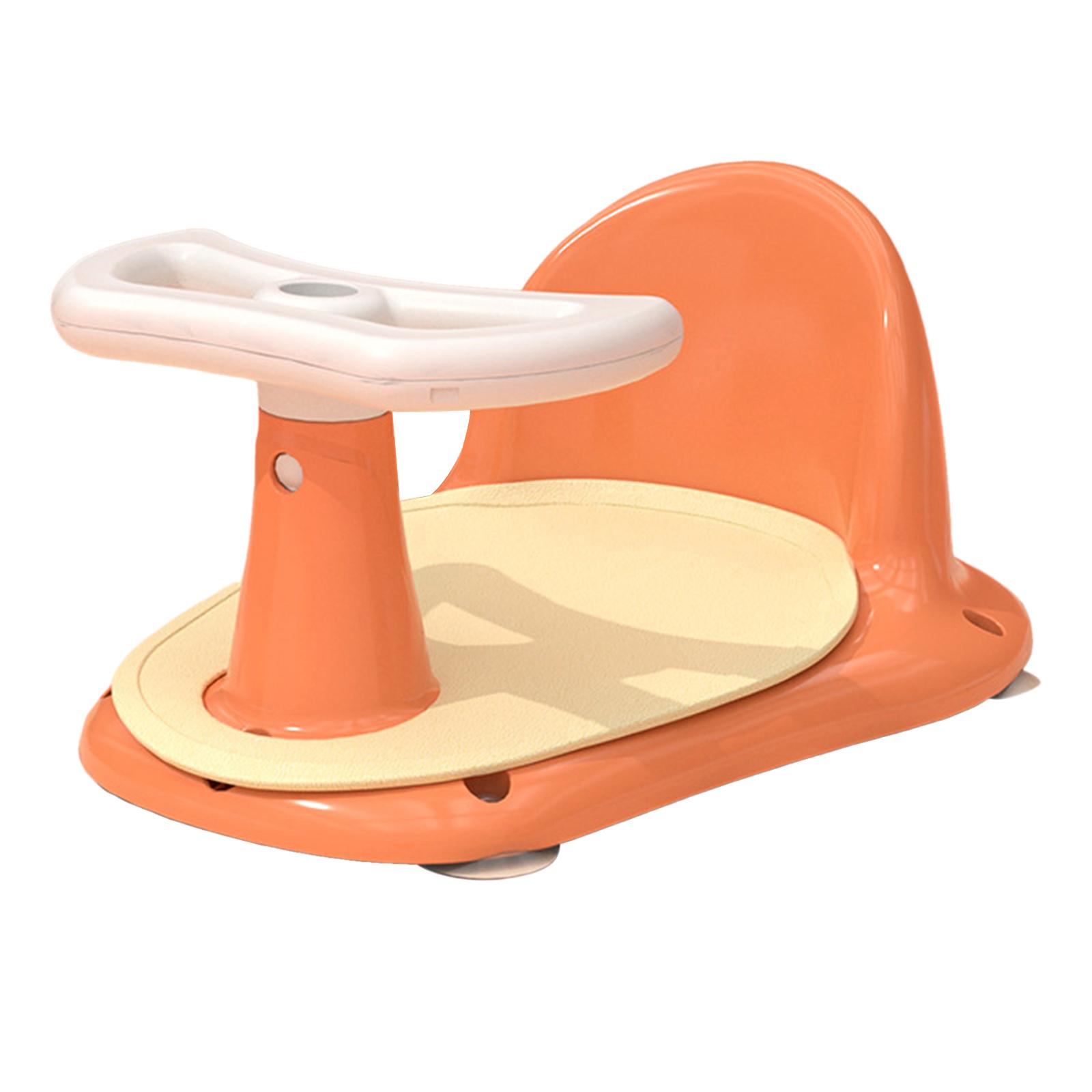 Bothyi - Asiento De Bañera Infantil Asiento De Baño Soporte Silla De Bañera Para Bebés Niños Y Niñas Naranja