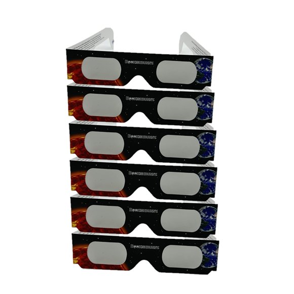 Visores de eclipse solar Bookishbunny - Pack de 6
