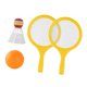 thumbnail image 2 of Juego De Tenis De Bádminton Para Niños Con Pelota Y Volante De Bádminton Para Niños Y Niñas Amarillo, 2 of 5