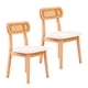 thumbnail image 2 of Pack 2 Sillas Lira Madera, Ratán PE y Asiento Tapizado, 2 of 6