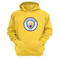 Genérico - Polerón Canguro Manchester City Amarillo Talla Xs Unisex