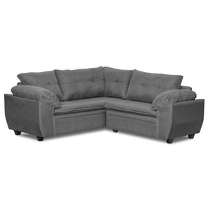 Deco Outlet - Seccional Liverpool 3.2 Tela Gris Claro