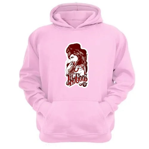 Polerón Canguro Amy Winehouse Rosa Talla S Unisex