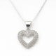 thumbnail image 1 of Collar Corazón Circón Elegante en Plata 925, 1 of 3