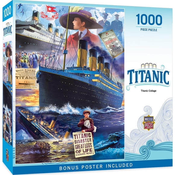 Rompecabezas MasterPieces Titanic Collage 1000 piezas