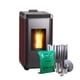 thumbnail image 1 of Pack Estufa a Pellet Hera+ Burdeo + Kit de Instalacion Interior, 1 of 10