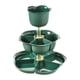 thumbnail image 3 of Olla Caliente Giratoria Bandeja De Verduras Decoración Canasto De Drenaje Para Alimentos Frutas Secas Verde, 3 of 3