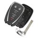 thumbnail image 1 of REGALWOVEN 5 Botones Negro Cubierta de Carcasa de Llave Remota de Entrada Sin Llave para Chevy Camaro Malibu Equinox Cruze 2016-2020 HYQ4AA, 1 of 7