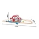thumbnail image 3 of Set de tren de madera Pretend Play Hape Grand City Station, 49 piezas, 3 of 9