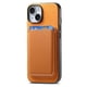 thumbnail image 3 of Funda de Cuero Magnética con Tarjetero para iPhone 14 Plus Cubierta Delgada Amarillo, 3 of 5