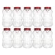 thumbnail image 5 of 10x Muñeco De Nieve Botellas De Jugo Navidad 500ml Transparente Para Escalada Camping Rojo, 5 of 5