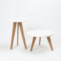 Juego De Mesas De Centro Espresso Home Mobili