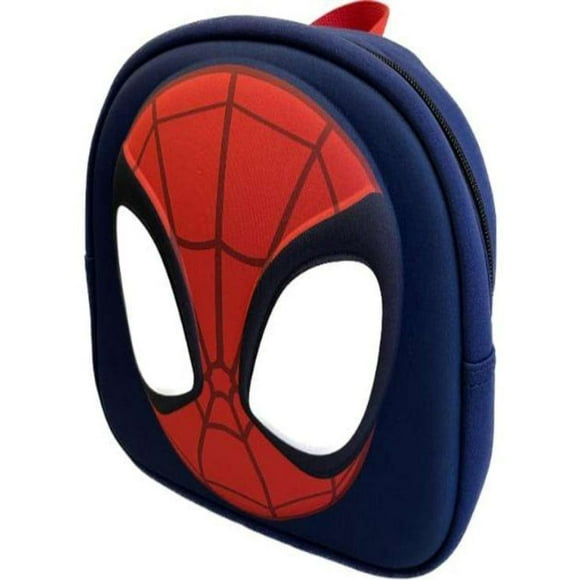 Mochila 3d Infantil Con Arnes Spiderman S13