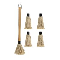 Ioensy - Parrillas Para Barbacoa Fregona Profesional Cepillo Para Salsa De Aceite Para Pasteles Cocinar Carne Grande Con 4