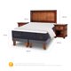 thumbnail image 3 of Cama Europea Grand Premium 2 Plazas Monterrey 15% Ganso, 3 of 11