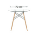 thumbnail image 2 of Mesa Eames de Vidrio Templado 70 cm Diámetro Artihogar, 2 of 2