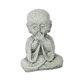 thumbnail image 4 of Mini Estatuilla De Monje Estatua De Buda Sentado Creativo Kungfu Para Coche Teahouse` Not Speak, 4 of 5