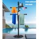thumbnail image 2 of Perchero para toallas de piscina Yozoluck de metal resistente con 6 barras, 2 of 6