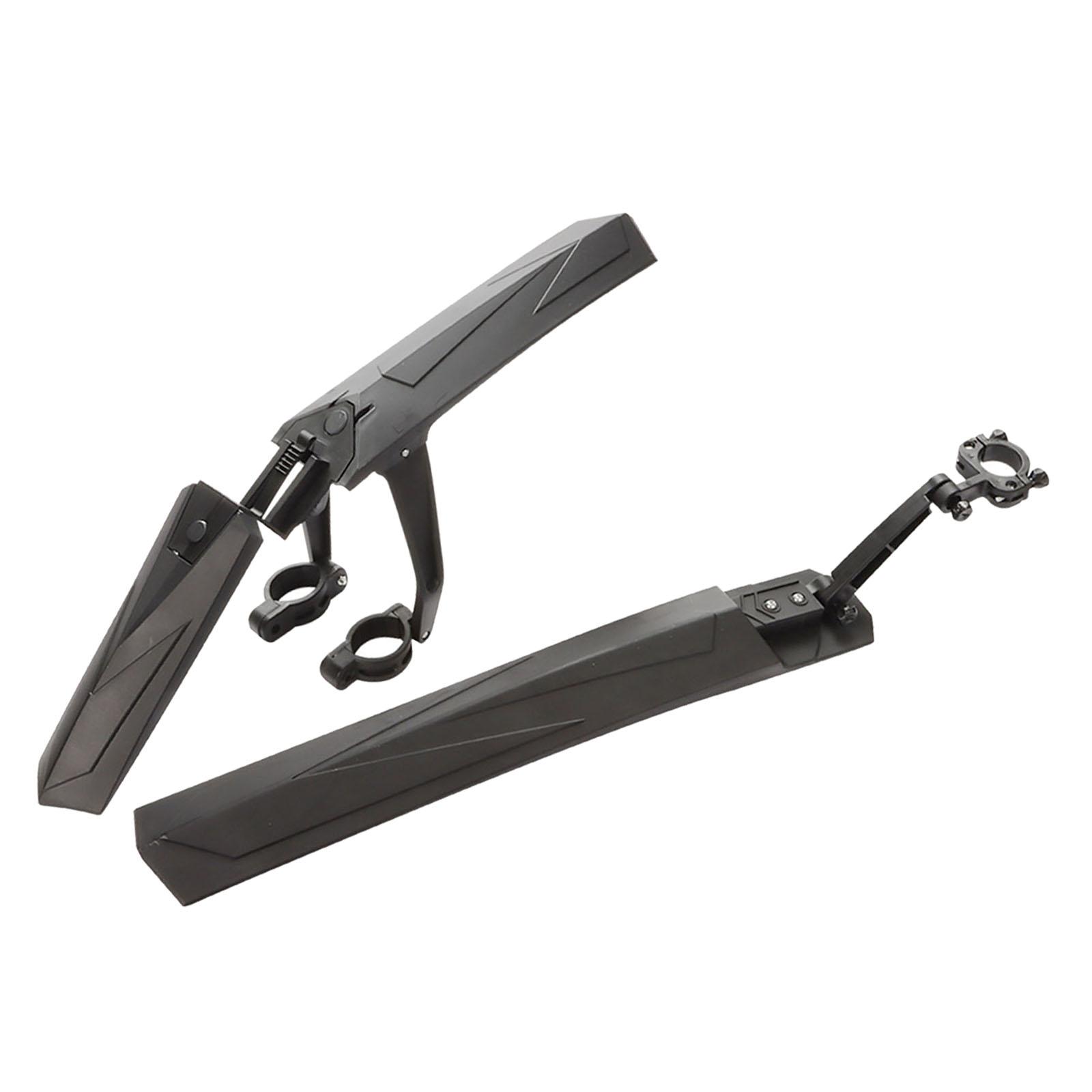 Magideal - Juegos De Guardabarros De Bicicleta Juego De Guardabarros De Bicicleta De Liberación Rápida Delantera Y Trasera Juego De Guardabarros De Neumáticos De