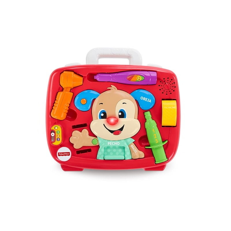 Fisher Price - Juguete Didáctico Perrito Botiquín Médico.