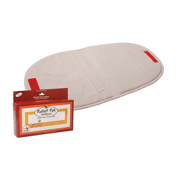 Relief Pak Cubierta Para Compresa Humedo Caliente -terry Foam Circular 11 X 13 - Fab Inter - 11-1226
