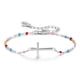 thumbnail image 1 of Pulsera S925 Sterling Silver Cross Ajustable Plata, 1 of 3