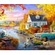 thumbnail image 1 of Rompecabezas Springbok Lakeside Fall Retreat de 1000 piezas, 1 of 8