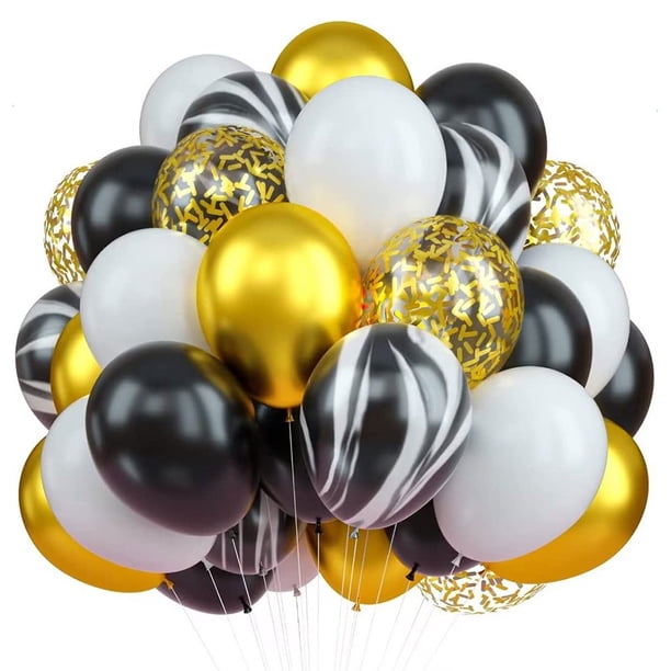 60 globos de látex de 12 pulgadas para decoración de fiestas.